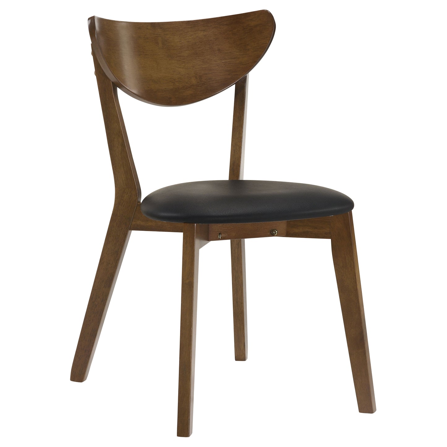 5 PC Dark Walnut Mid-Century Dining Set