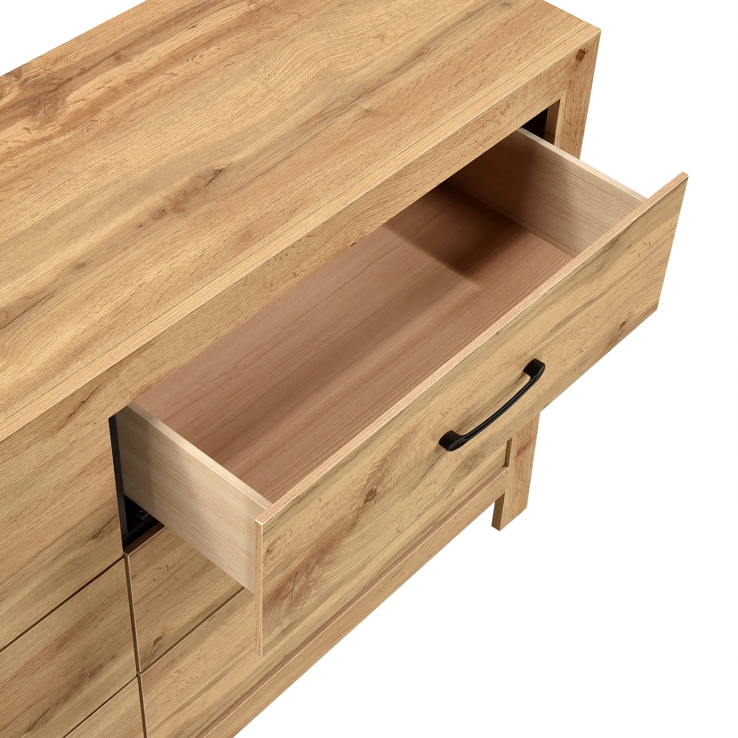 5-Piece Bedroom Set in Natural Oak Finish