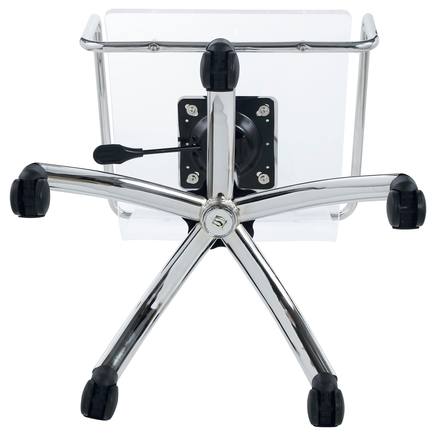 Clear Acrylic Adjustable Home Office Chair