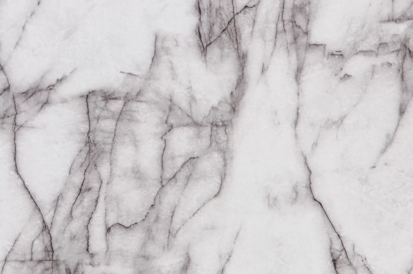 5PC White Faux Marble Top Dining Set