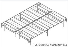 Queen Size Metal Bed Frame