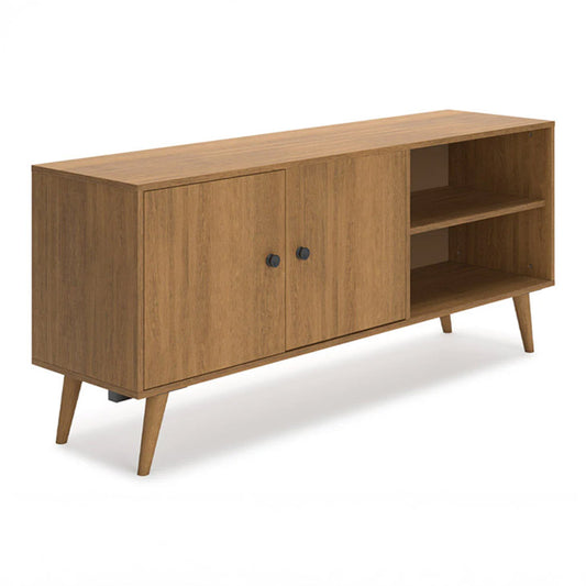 TV Stand Contemporary Light Brown