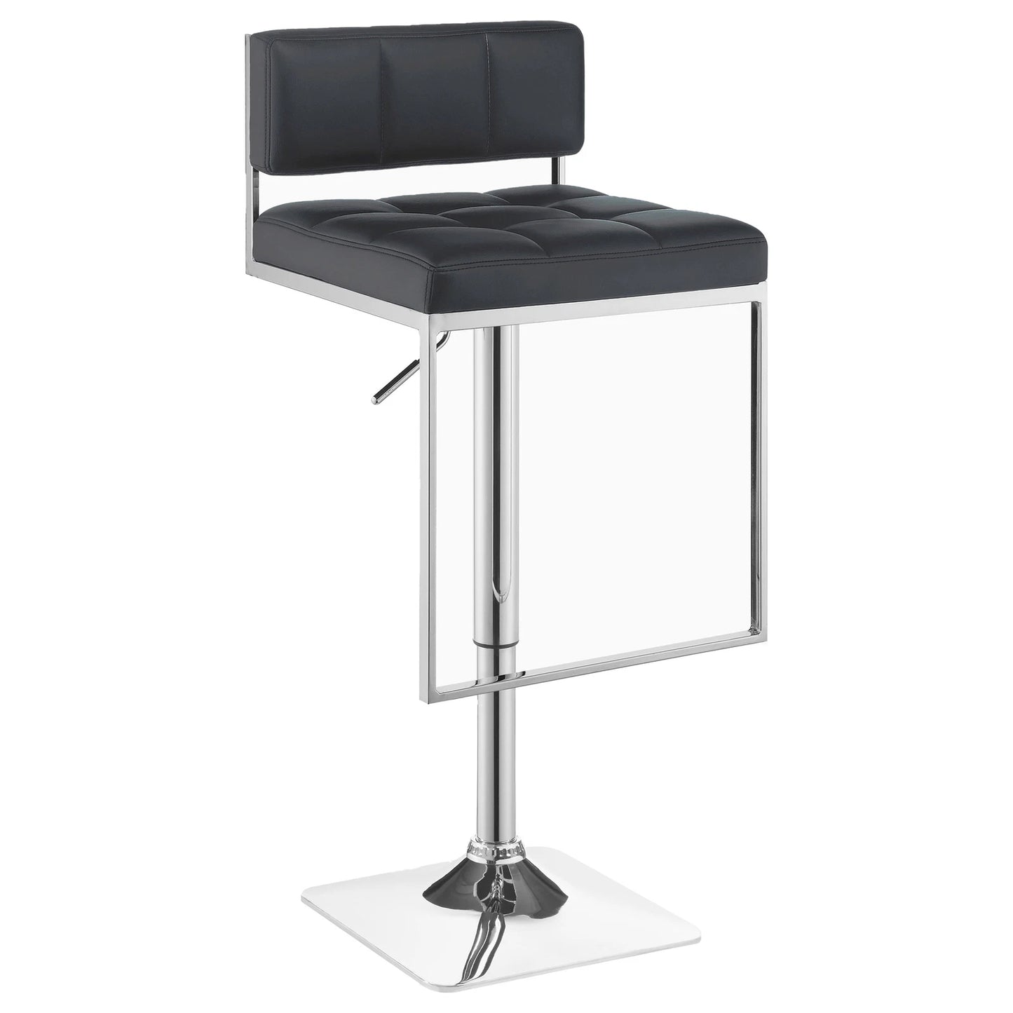 Adjustable Gray Bar Stool