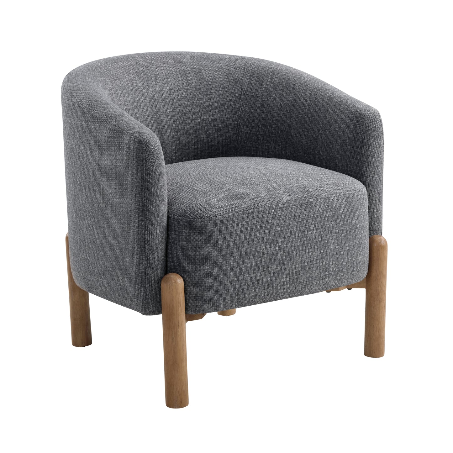 Textured Barrel Accent Chair