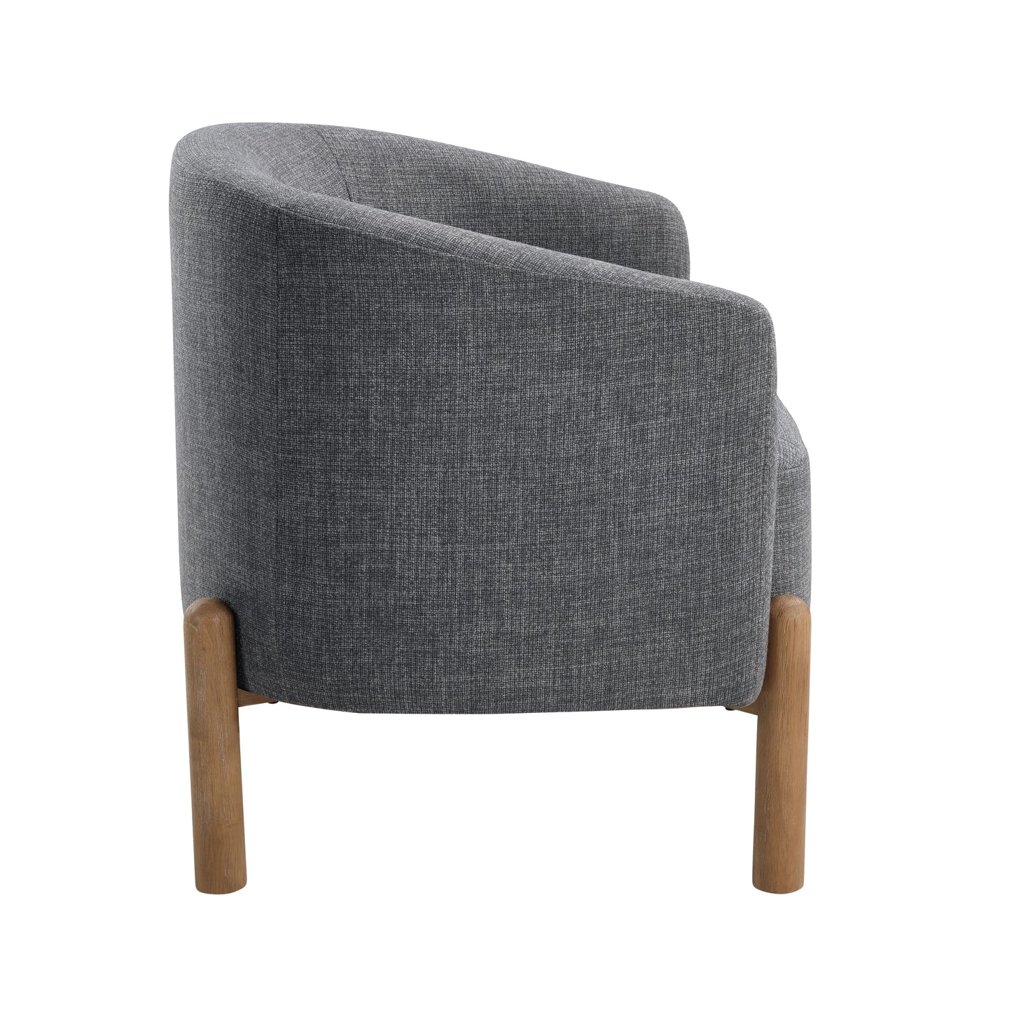 Textured Barrel Accent Chair