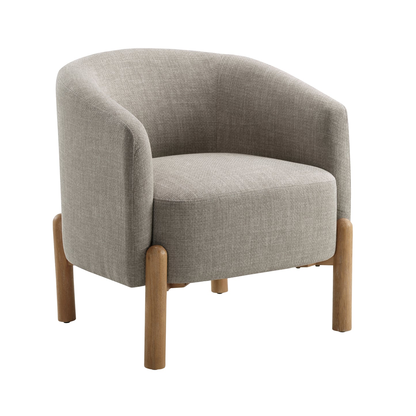 Textured Barrel Accent Chair