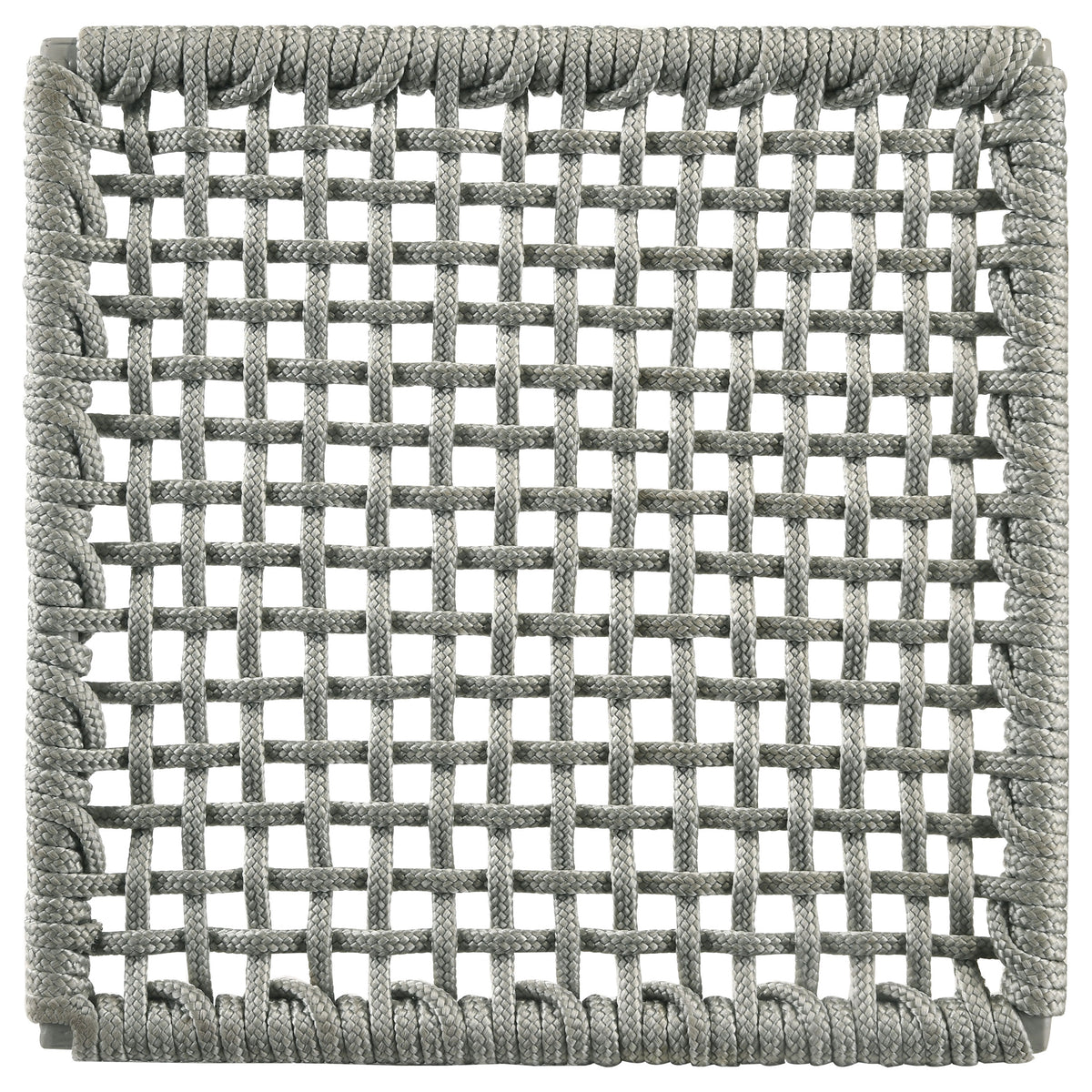 Gray Woven Rope Dining Chairs - Set Of 2