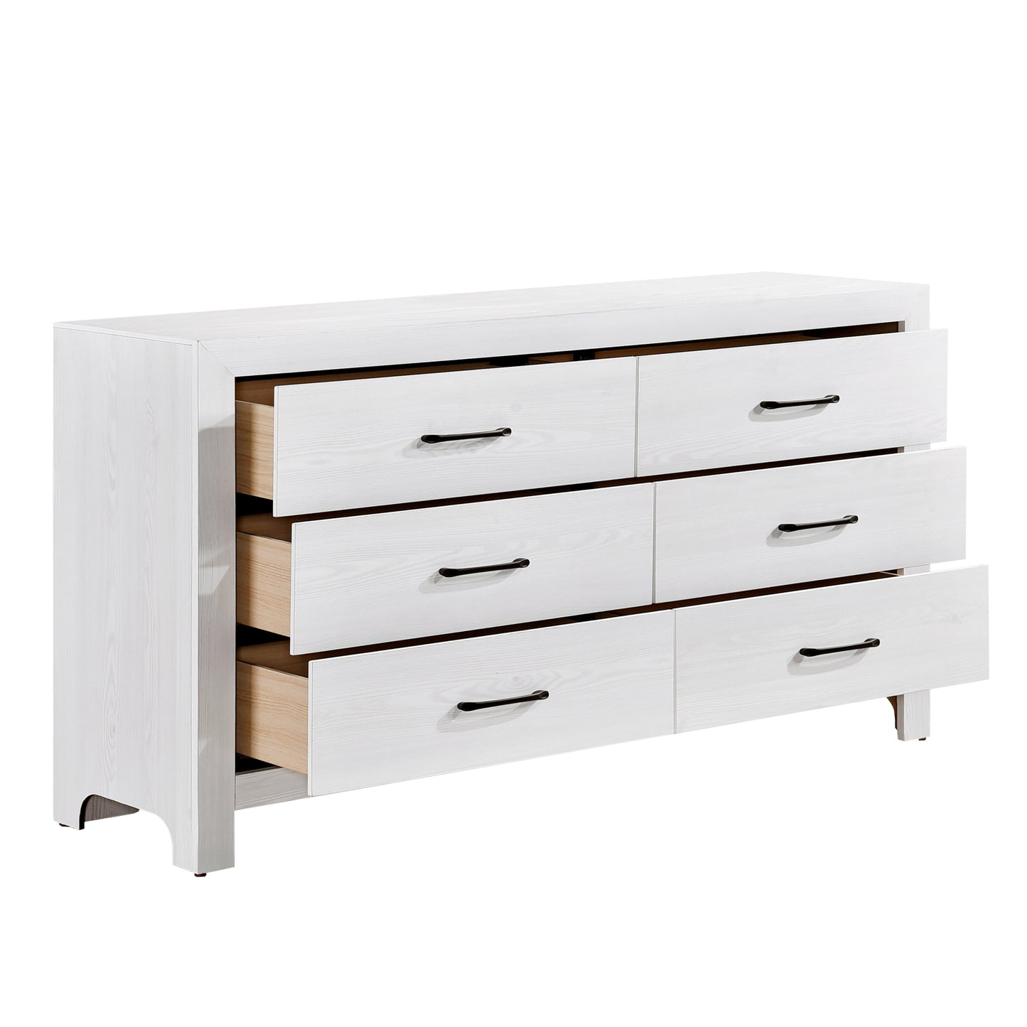 6-Drawer Bedroom Dresser with Dovetail Drawers