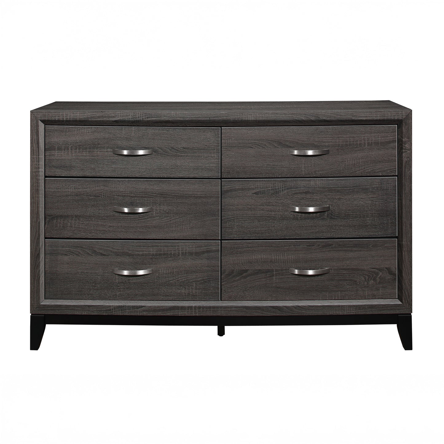 6 Drawer Dresser in Gray or White