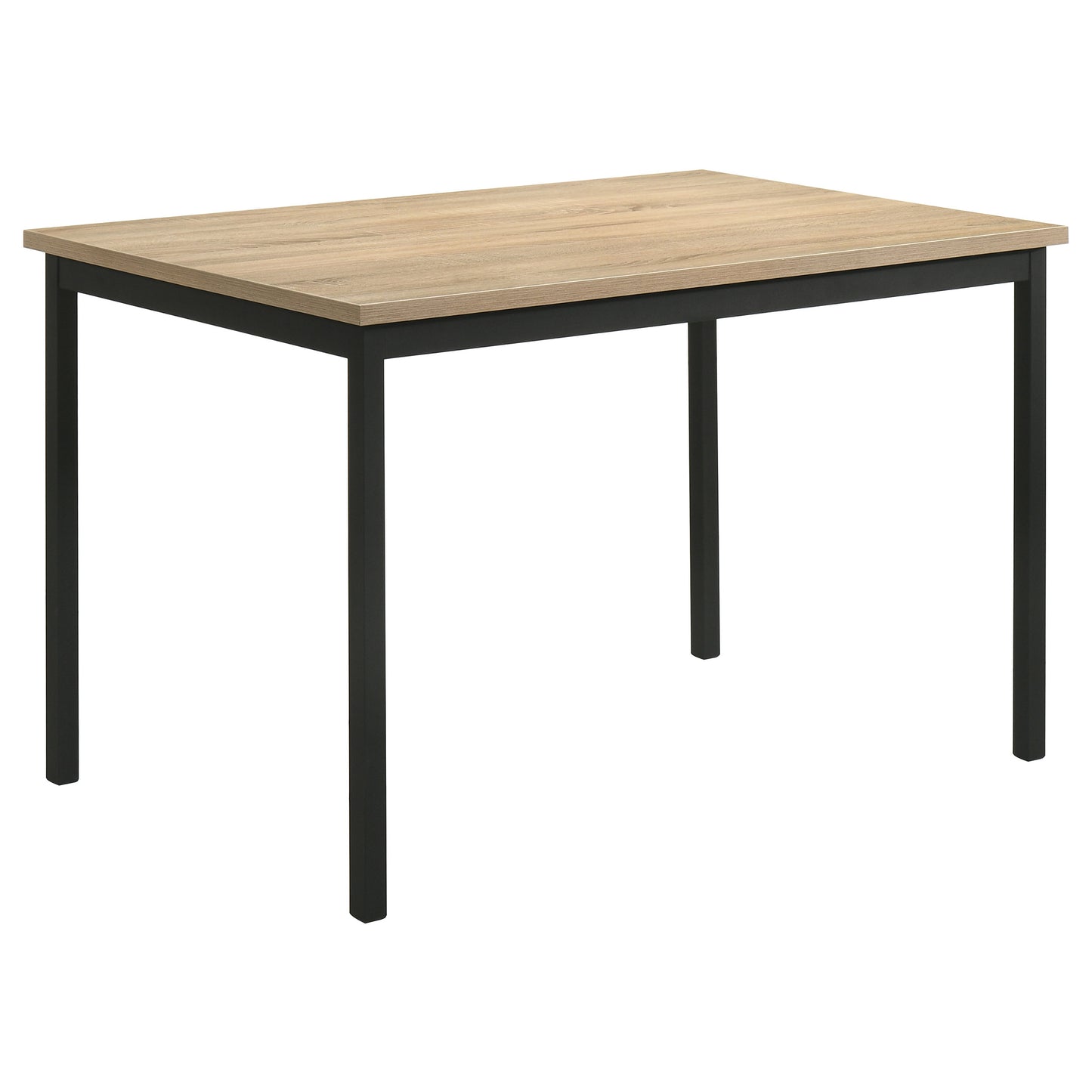 Contemporary 5PC Dining Set with Greige Oak Top