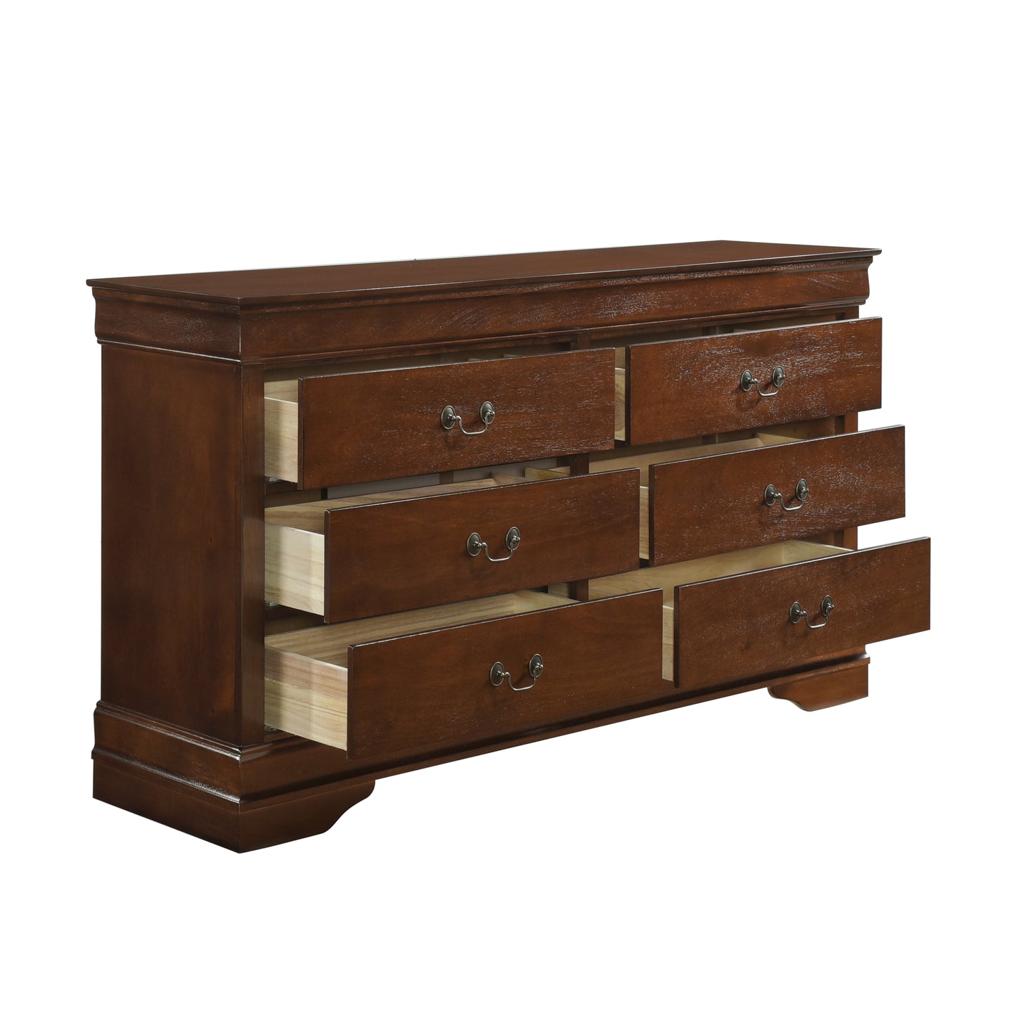 Traditional 6 Drawer Dresser