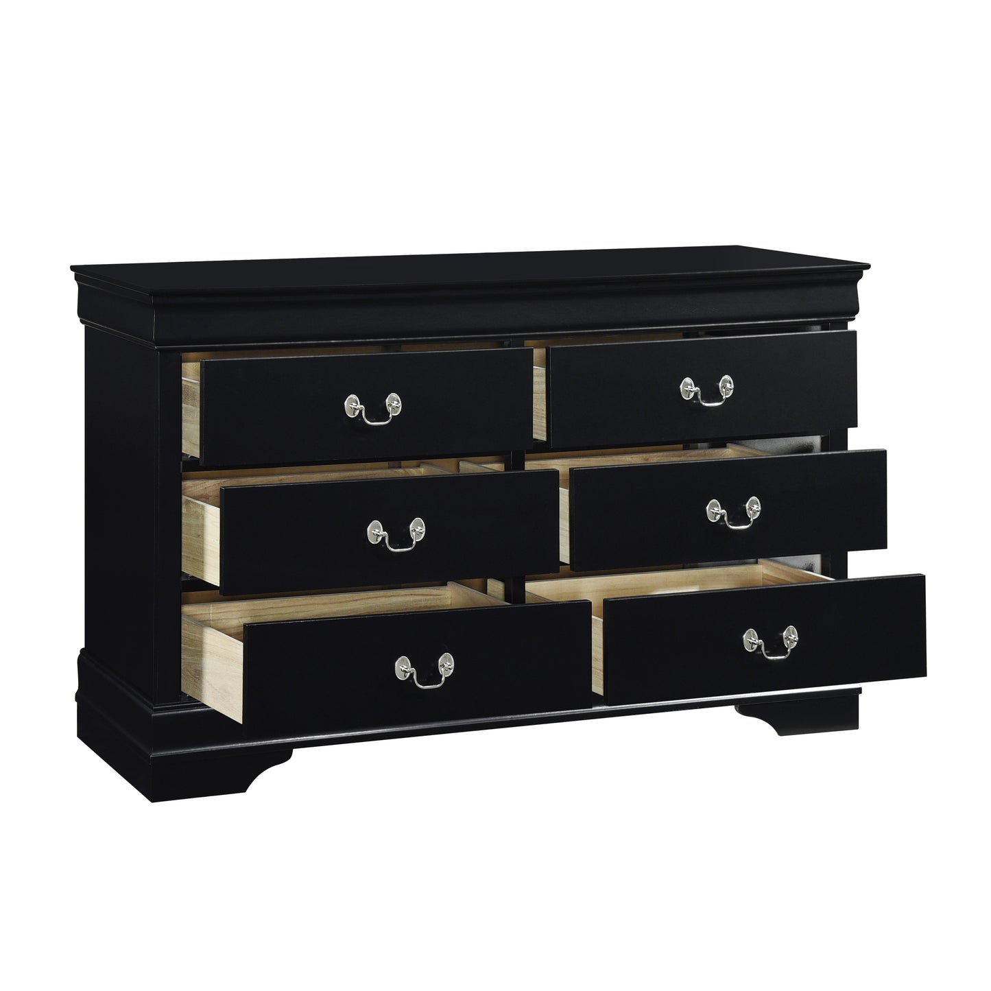 Traditional 6 Drawer Dresser