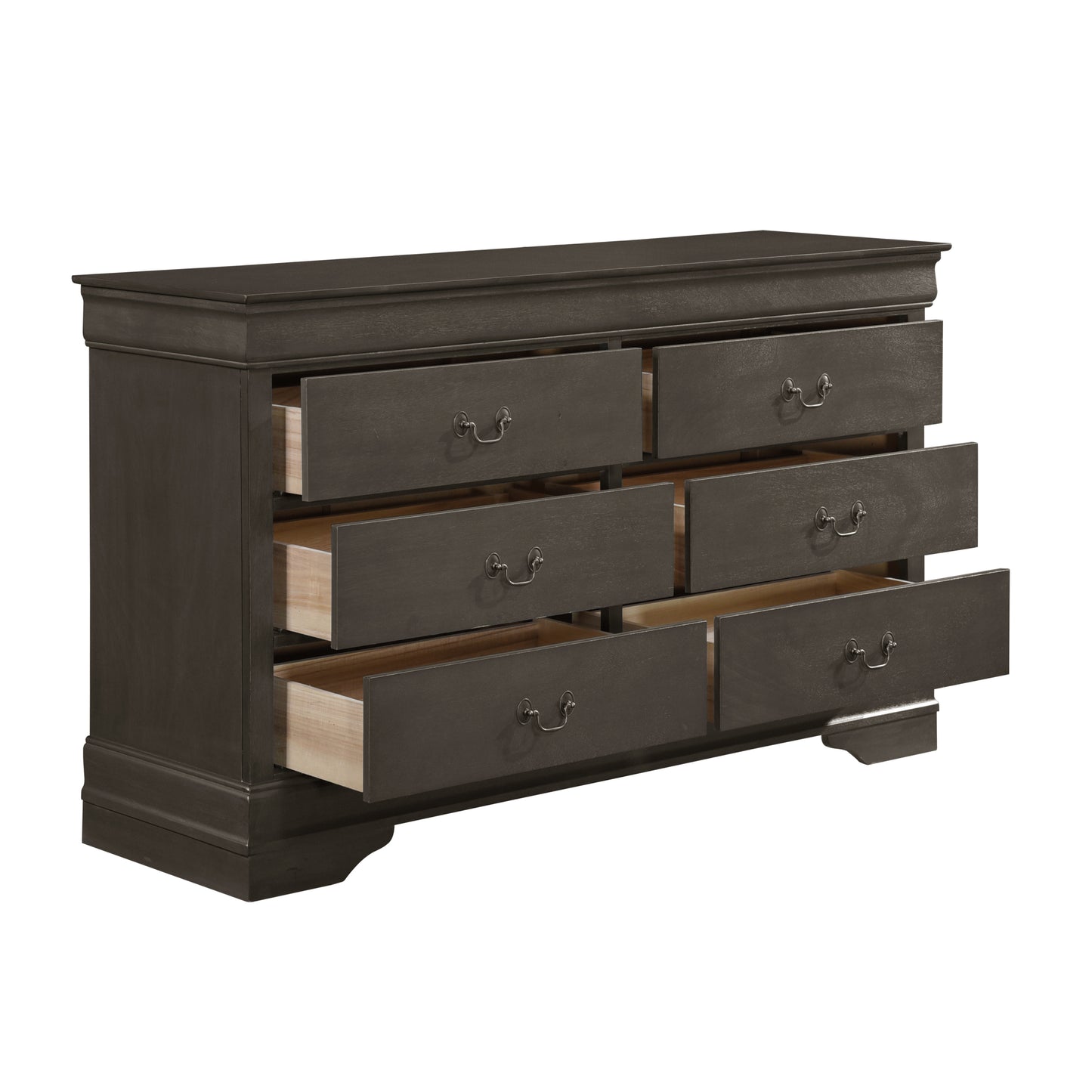 Traditional 6 Drawer Dresser