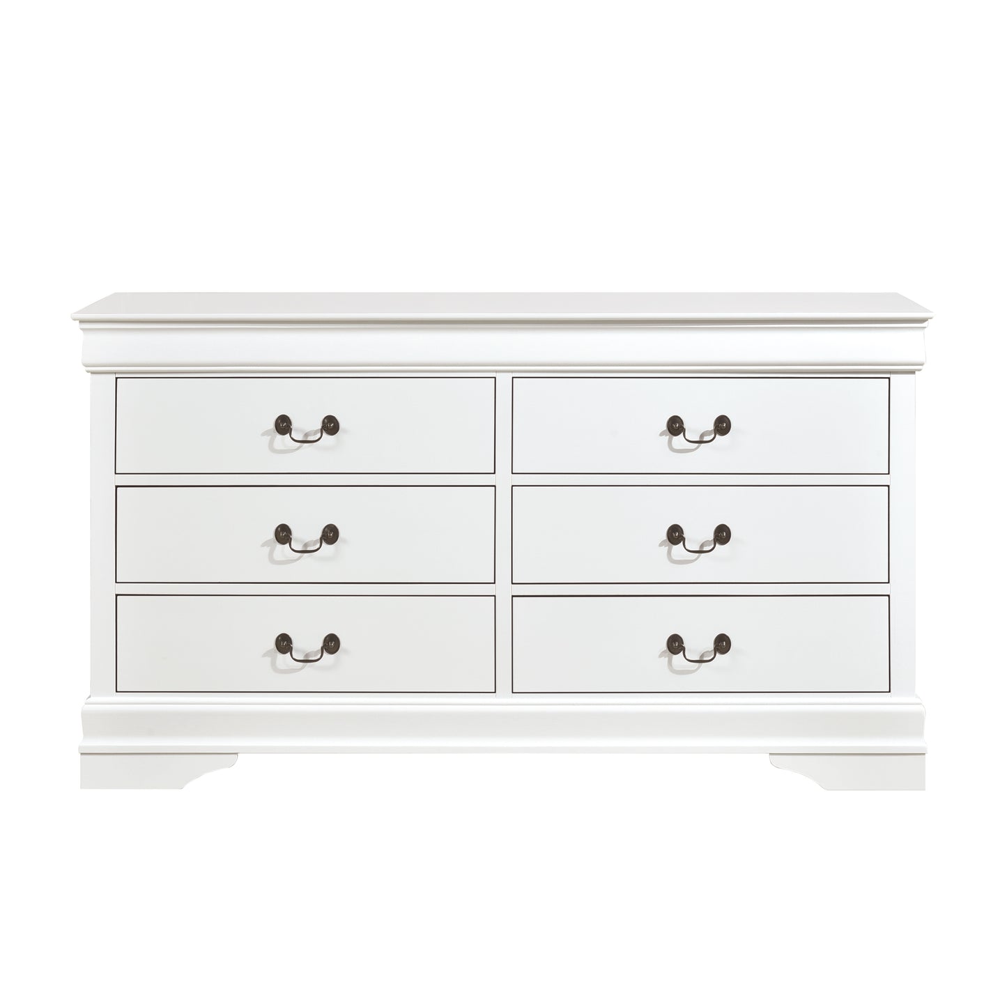 Traditional 6 Drawer Dresser