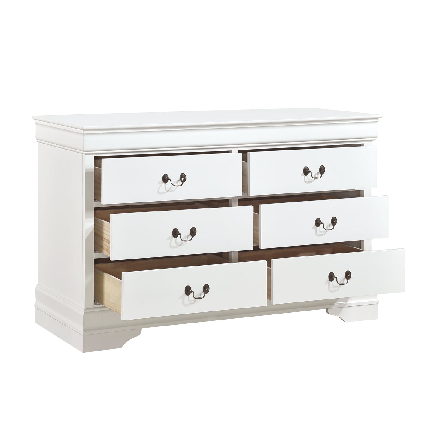 Traditional 6 Drawer Dresser
