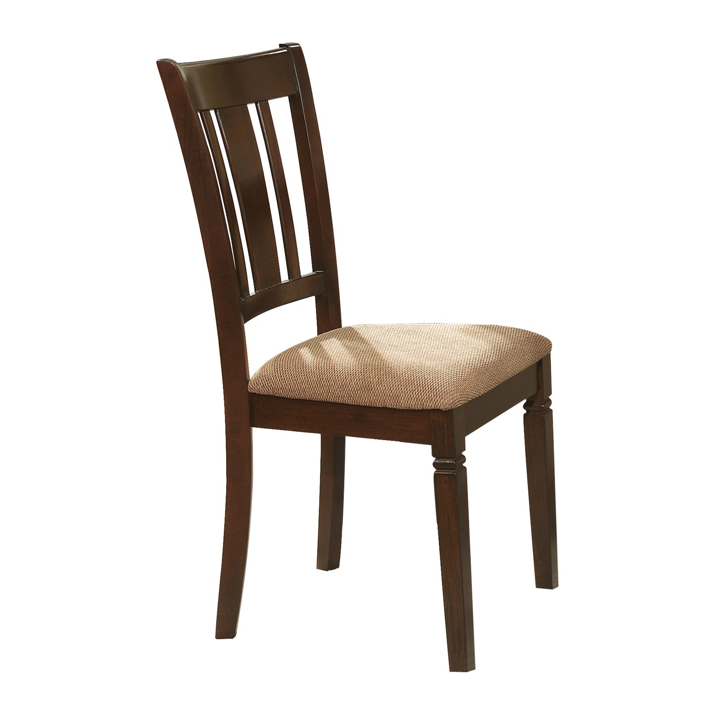 Espresso Dining Room Set with Upholstered Chairs