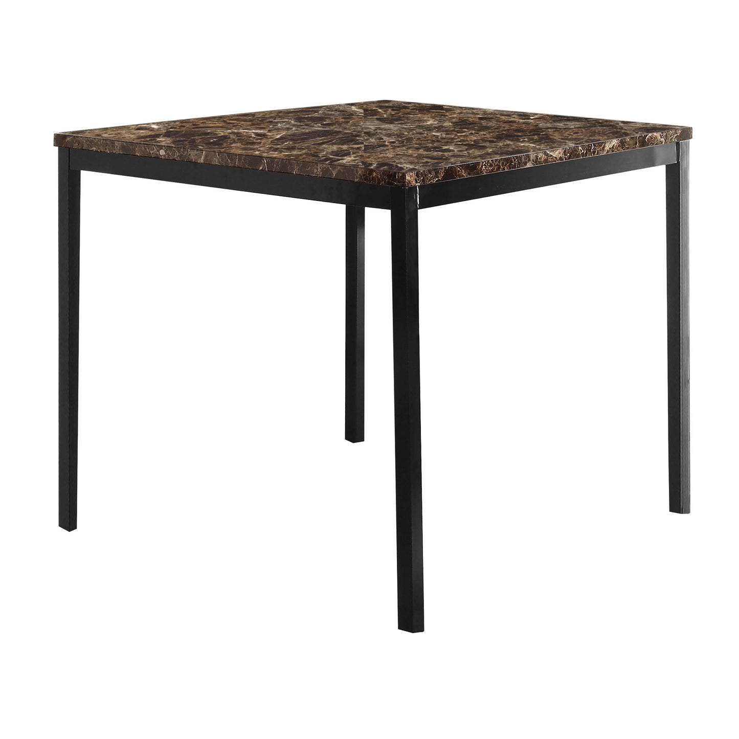 5-Piece Counter Height Hued Faux Marble Set