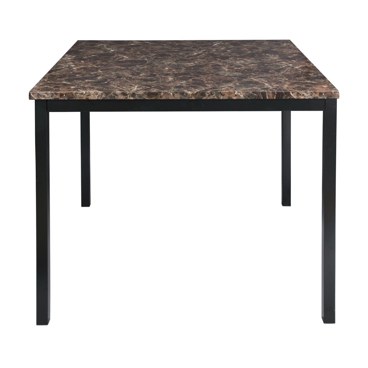 5-Piece Counter Height Hued Faux Marble Set