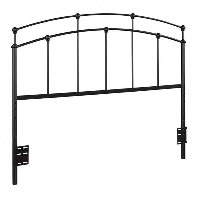 Black Metal Queen Headboard