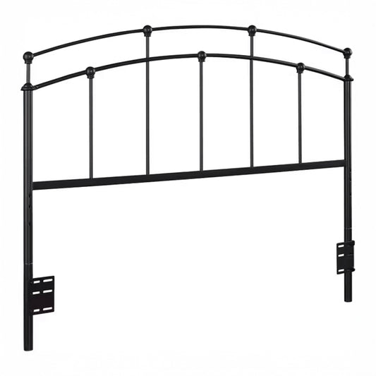 Black Metal Queen Headboard