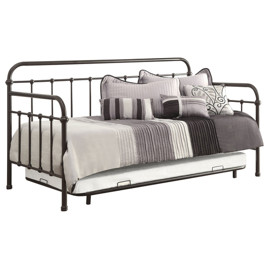 Dark Bronze Metal Twin Daybed
