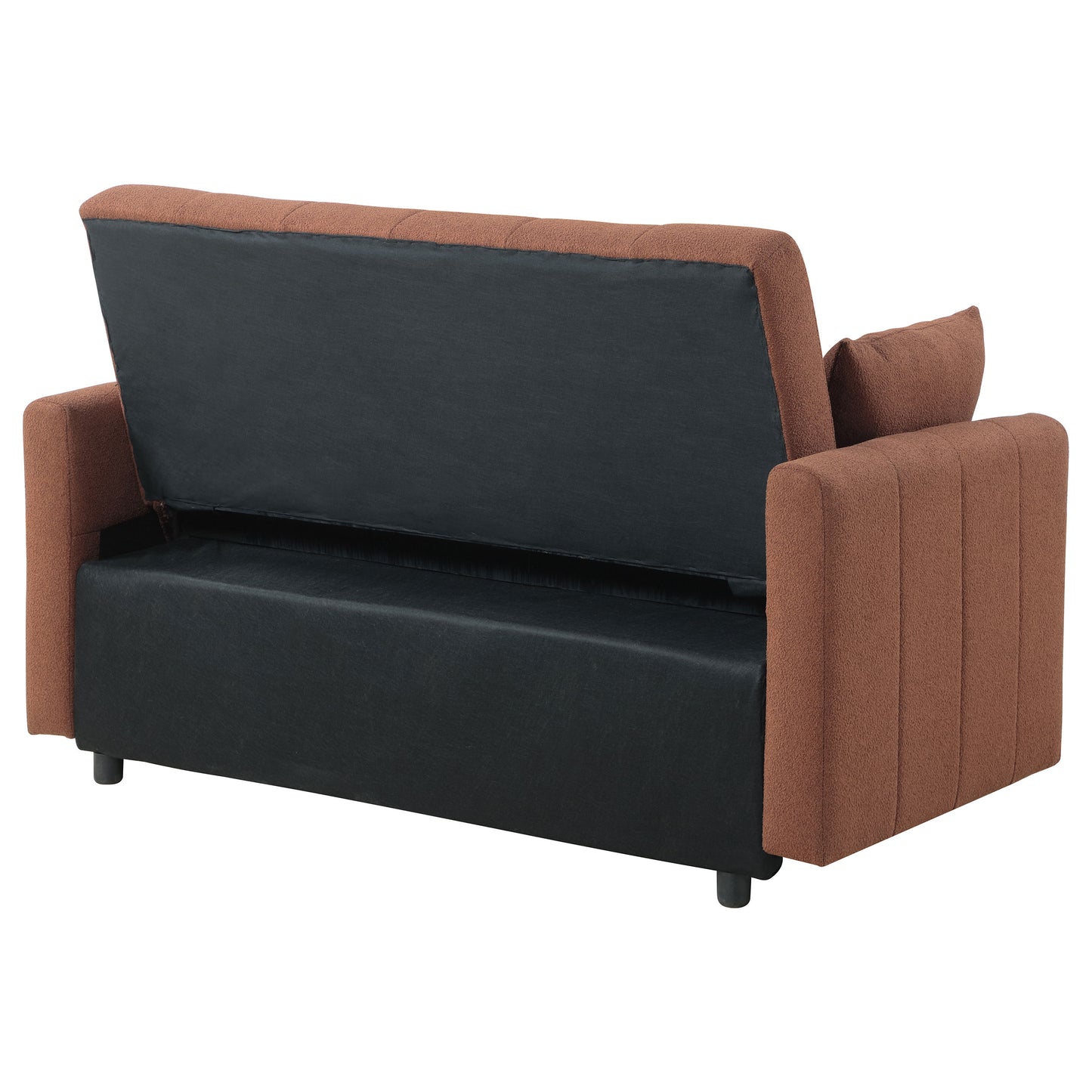 Bouclé Pull-Out Sleeper Sofa