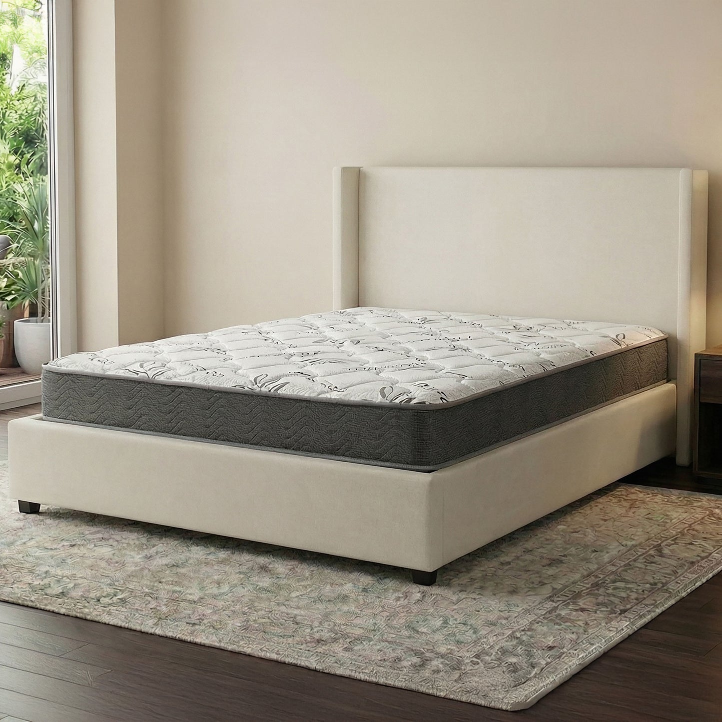 7-Inch Bamboo Cover Firm Foam Mattress