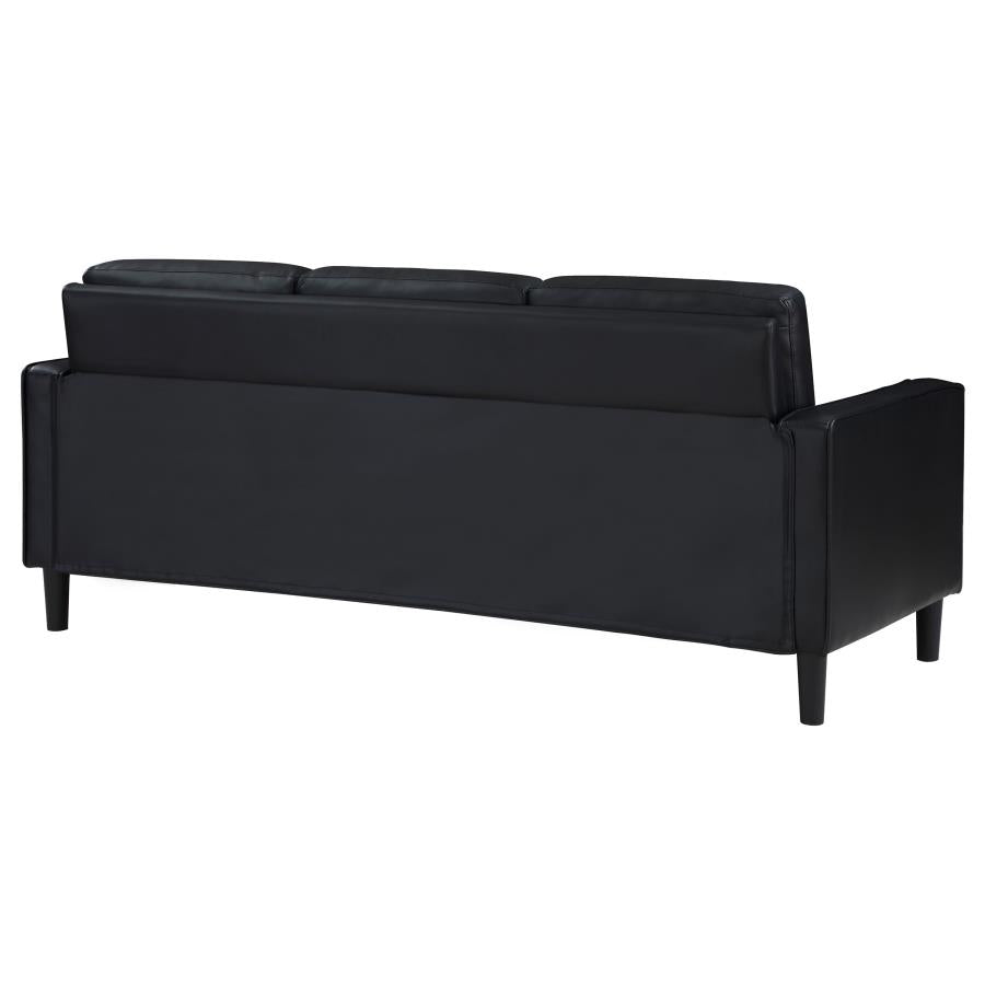 Sofa Faux Leather Black