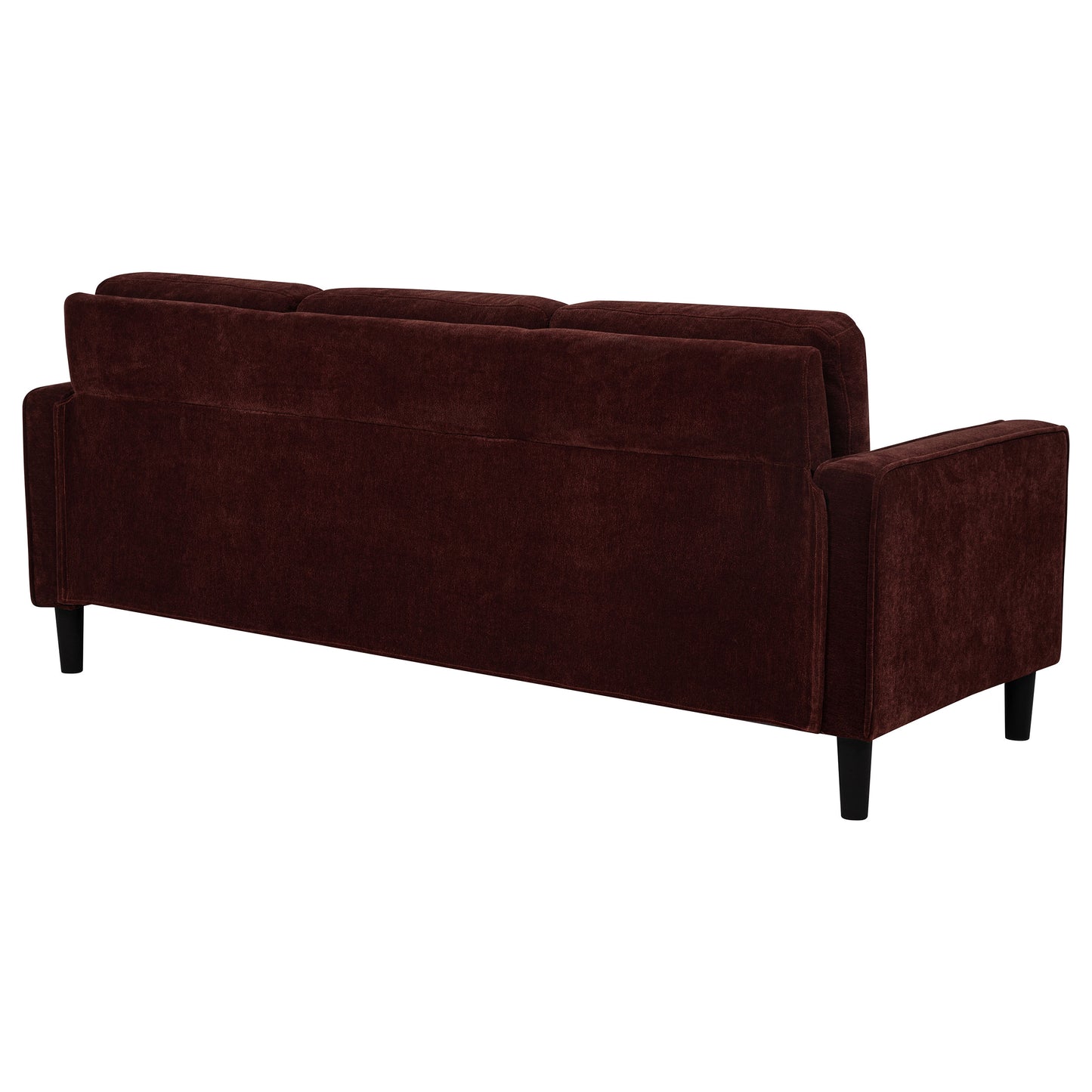 Fabric Upholstered Track Arm Sofa