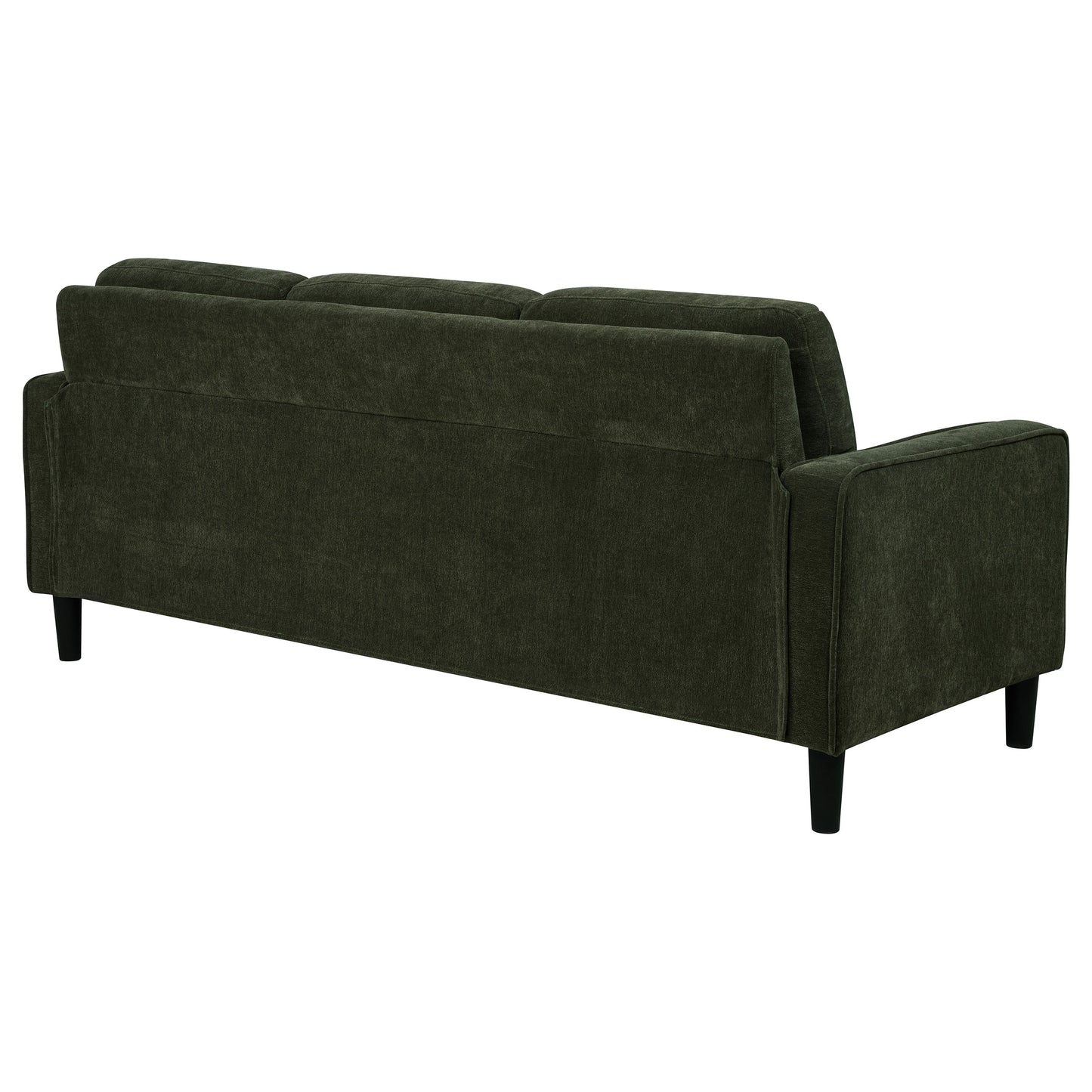 Fabric Upholstered Track Arm Sofa