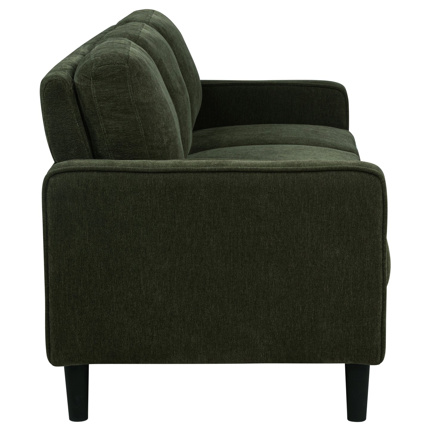 Fabric Upholstered Track Arm Sofa