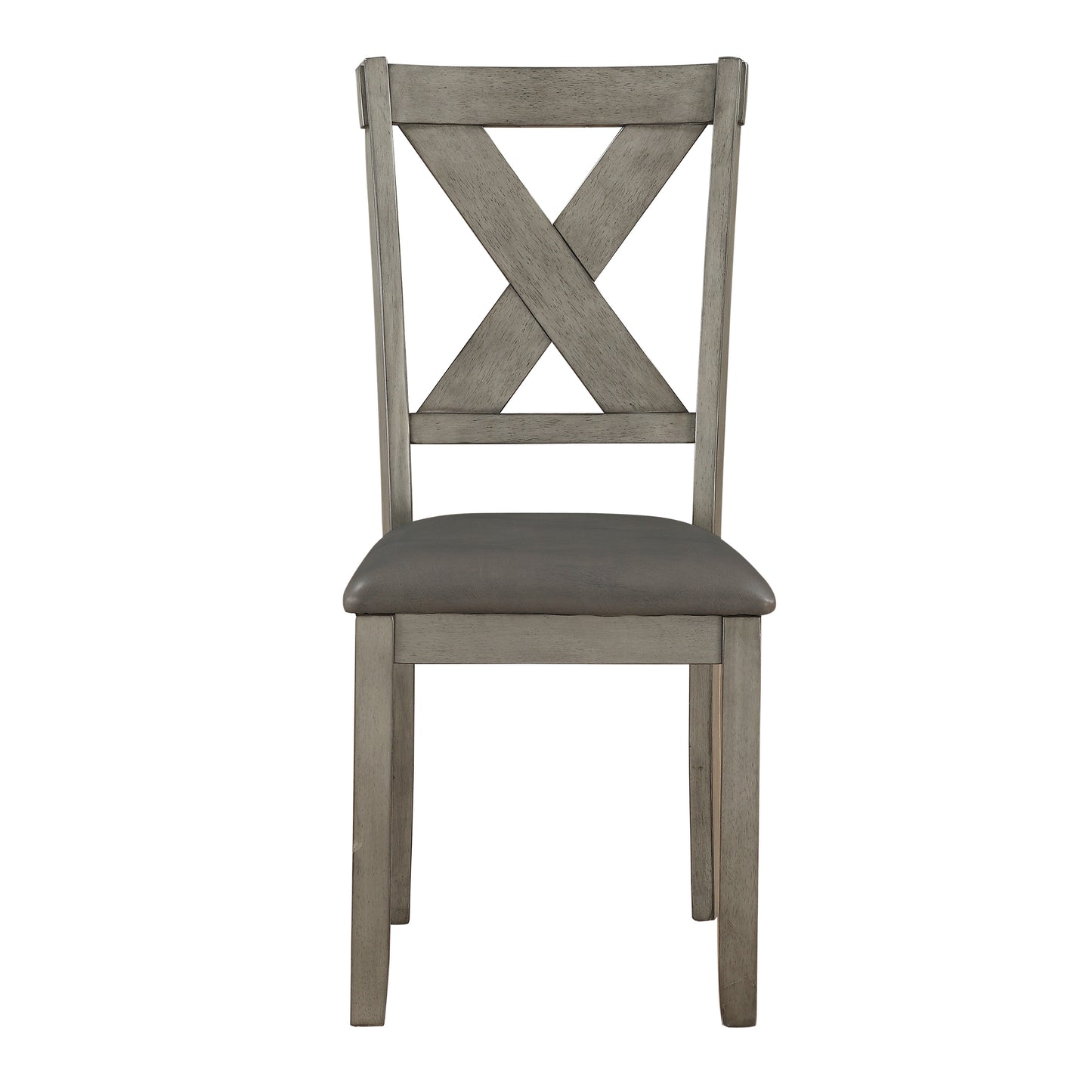 6-Piece Gray Dining Room Set with Bench