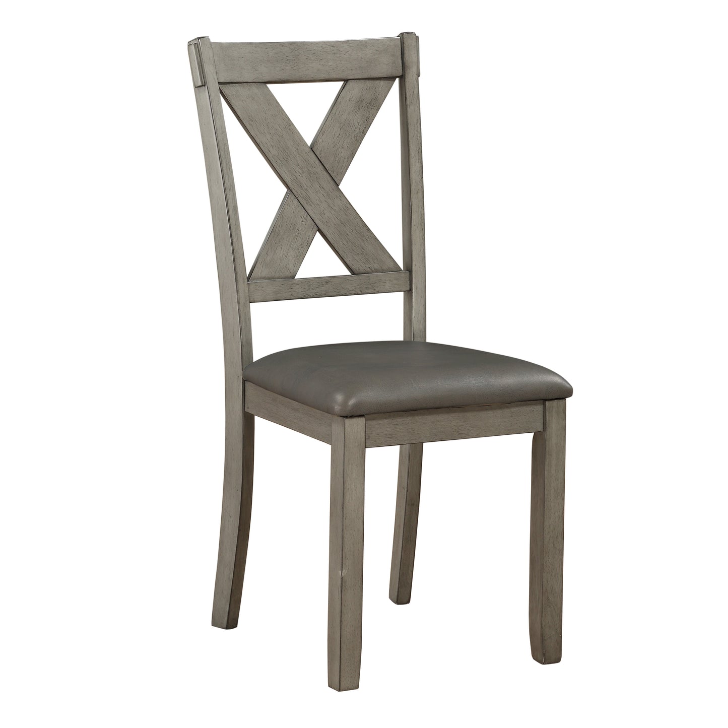 6-Piece Gray Dining Room Set with Bench