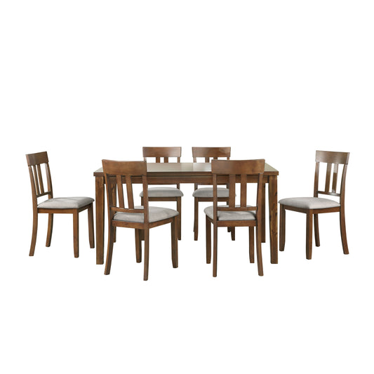 7PC Acacia Wood Dining Set