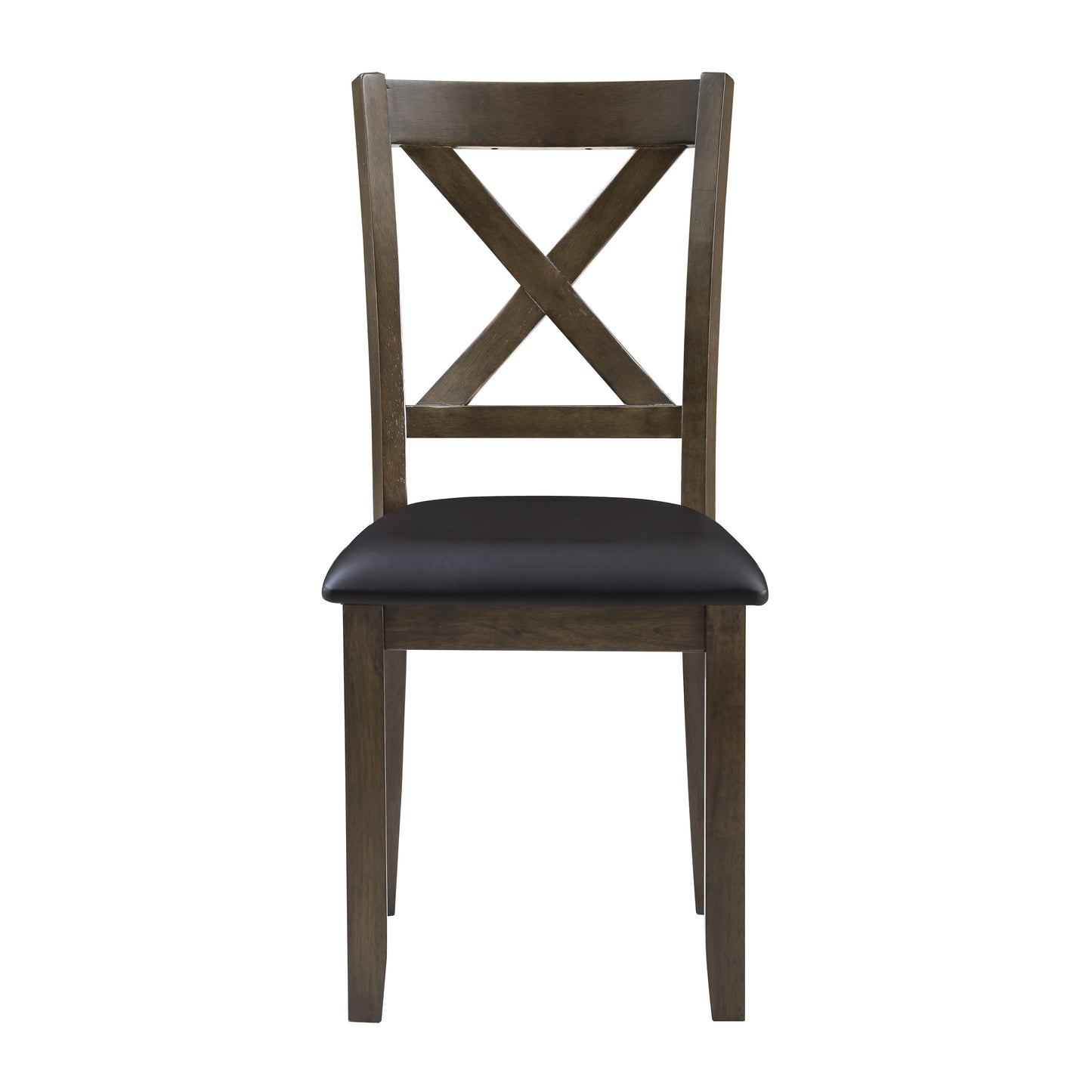 Charcoal Brown Finish 5PC Dining Set