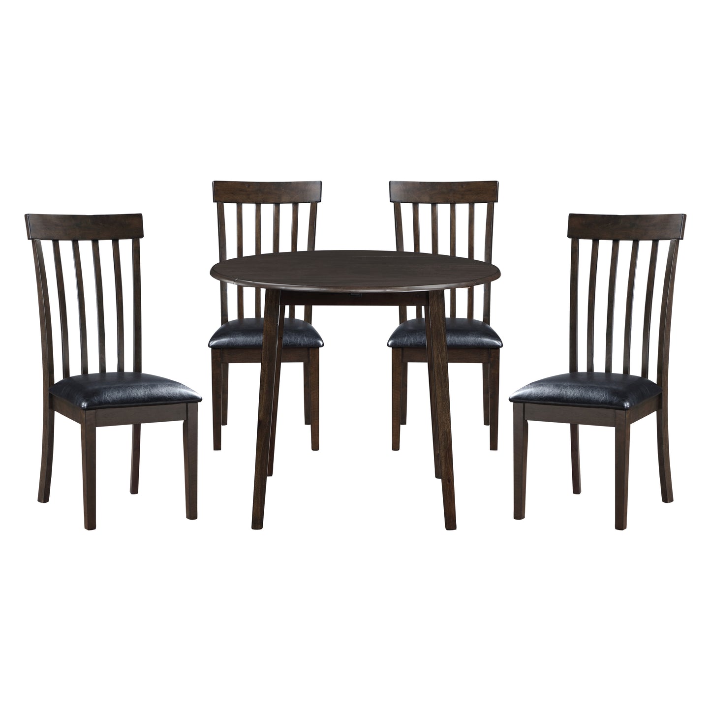 Round Drop Leaf Dining Set