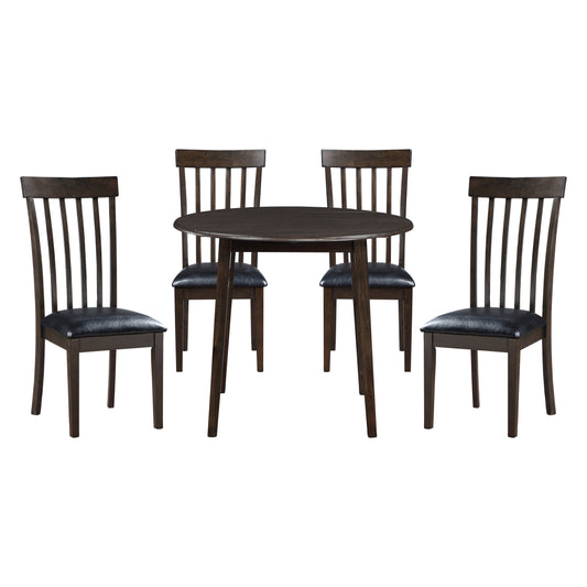 Round Drop Leaf Dining Set