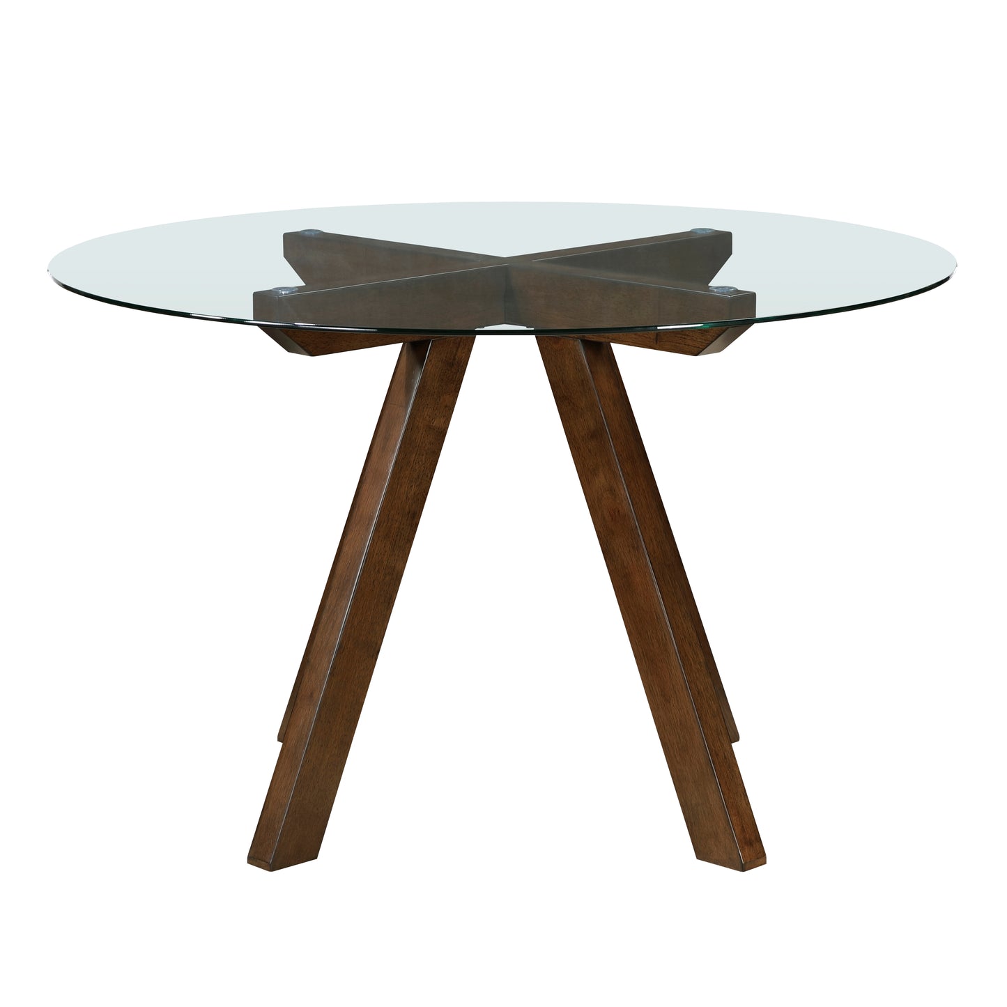 5PC Round Glass Dining Set