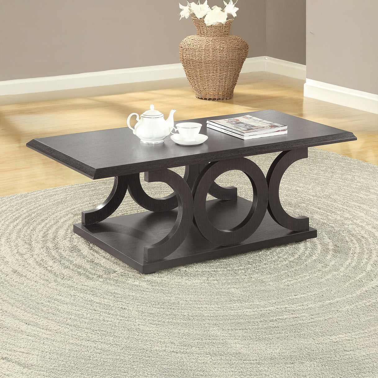 Cappuccino Finish Coffee Table