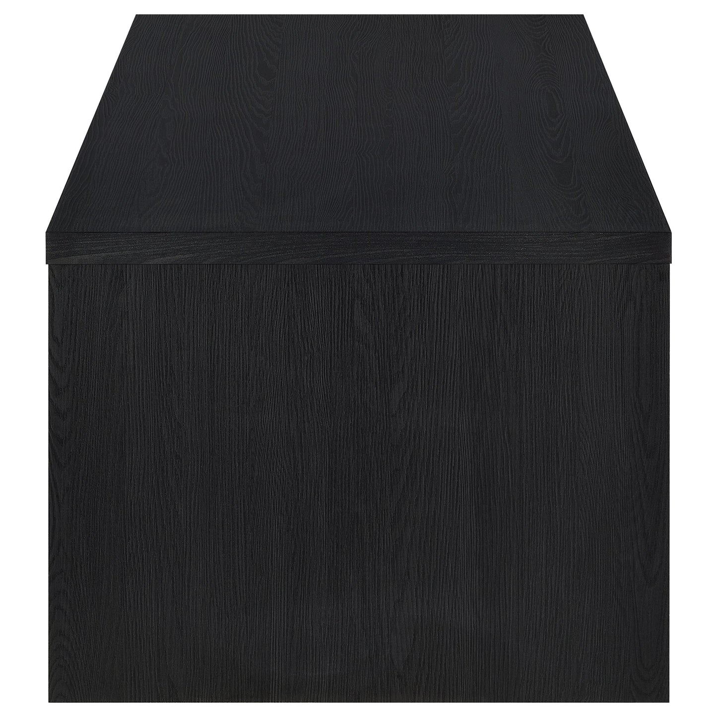 Black Lift Top Coffee Table with Storage & Dual Drawers