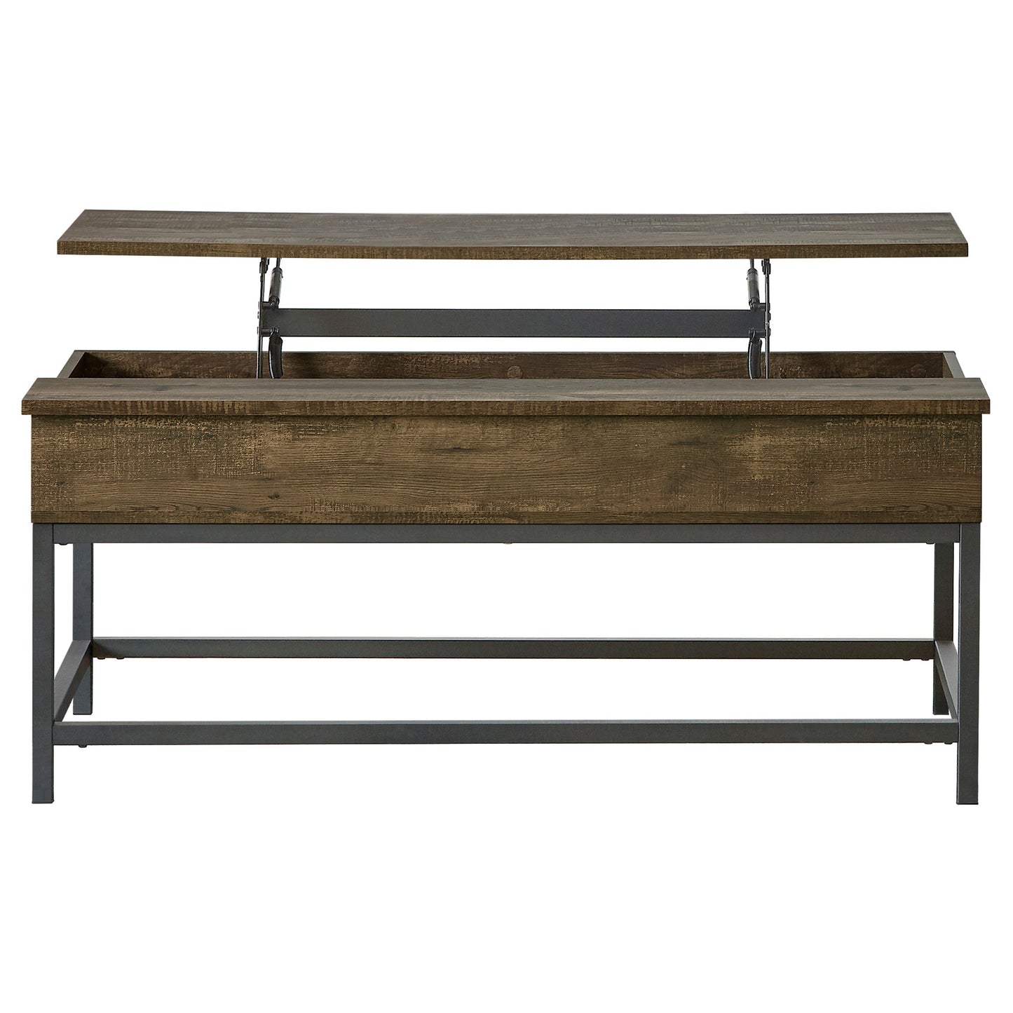 Brown Oak Lift Top Coffee Table