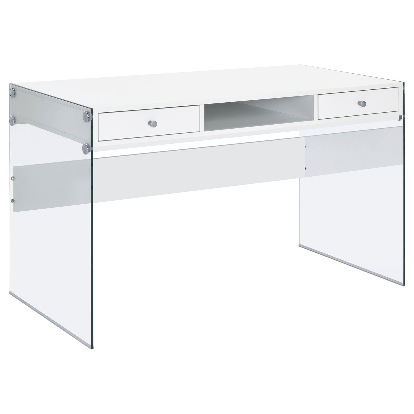 High Gloss White Writing Desk