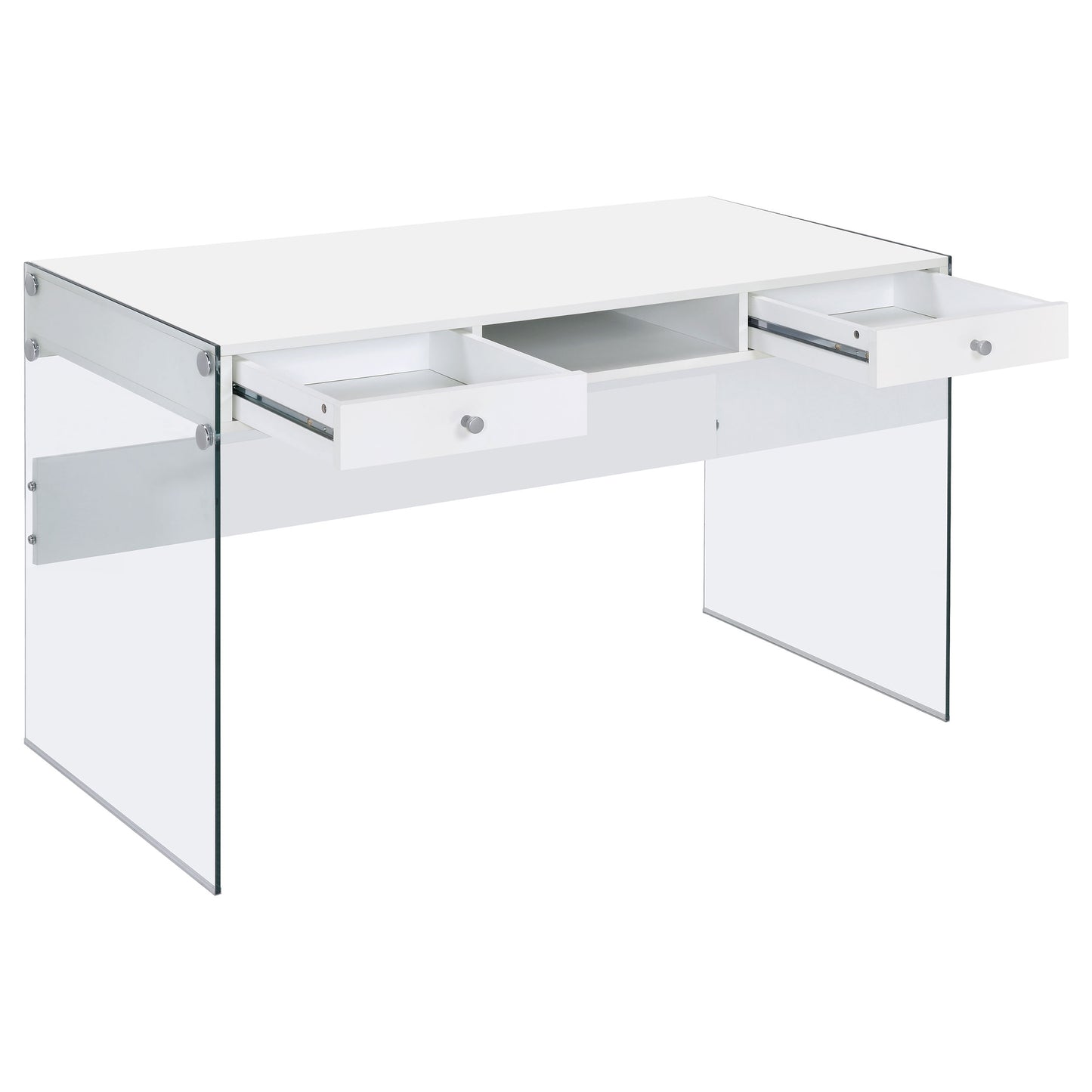High Gloss White Writing Desk