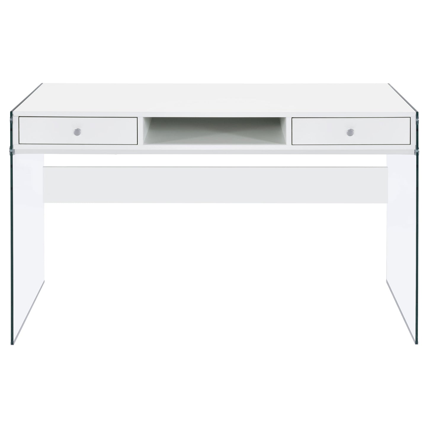 High Gloss White Writing Desk