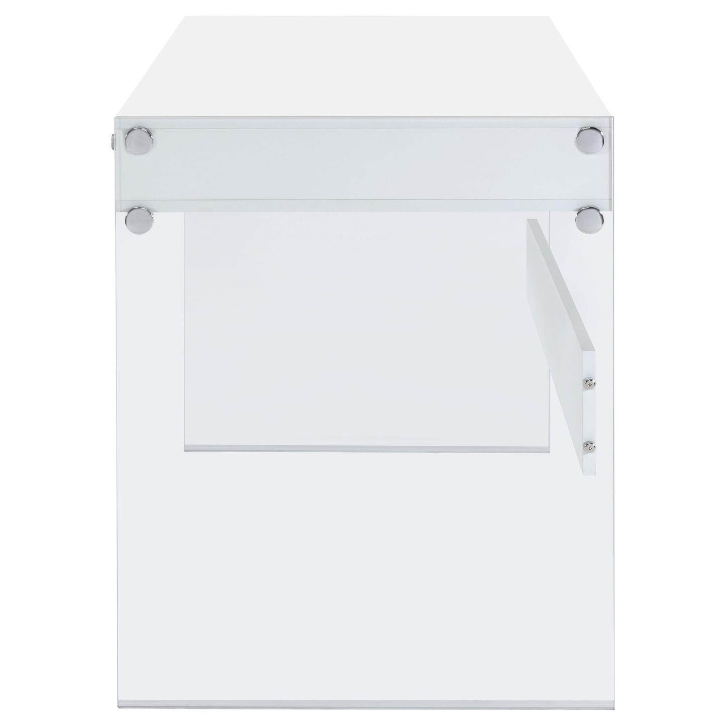 High Gloss White Writing Desk