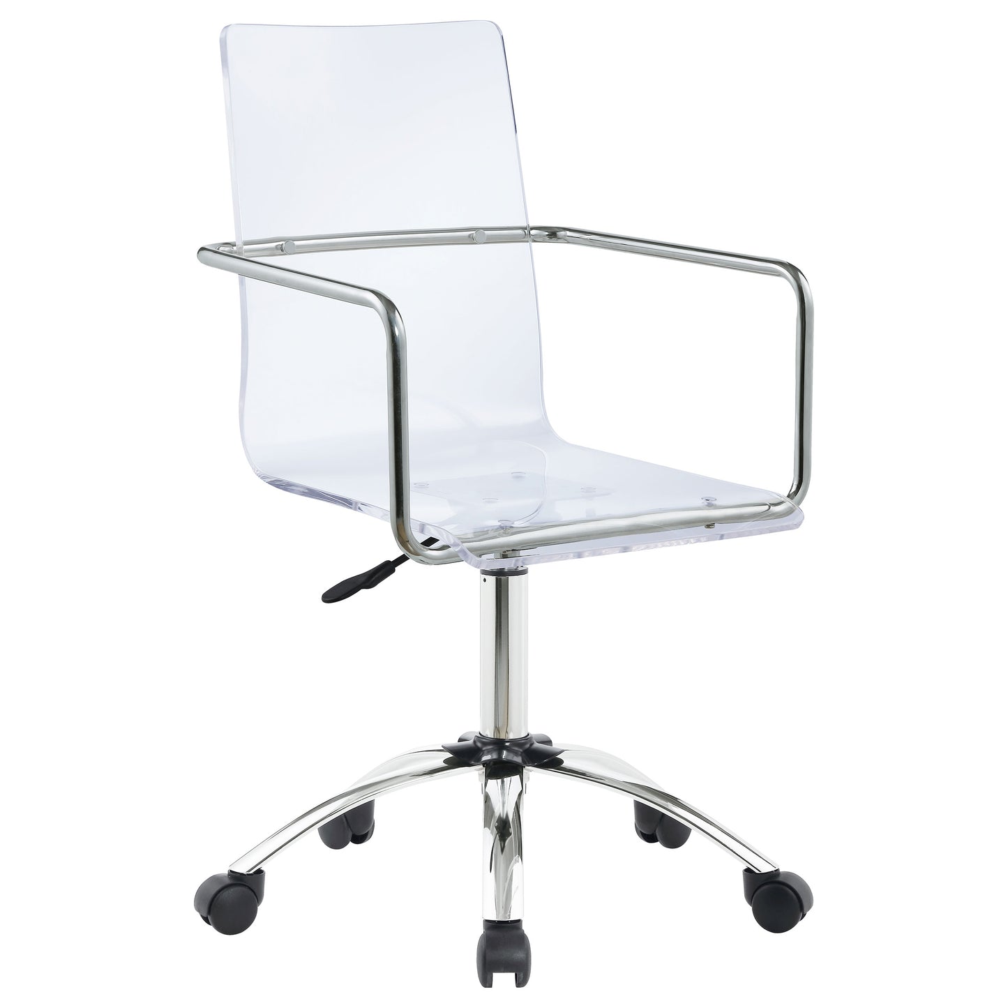 Clear Acrylic Adjustable Home Office Chair