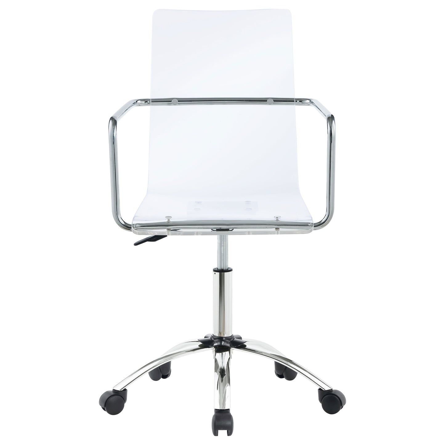 Clear Acrylic Adjustable Home Office Chair
