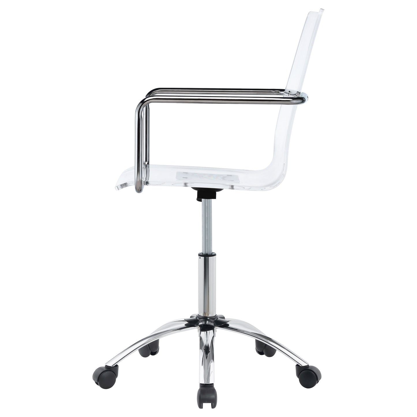 Clear Acrylic Adjustable Home Office Chair