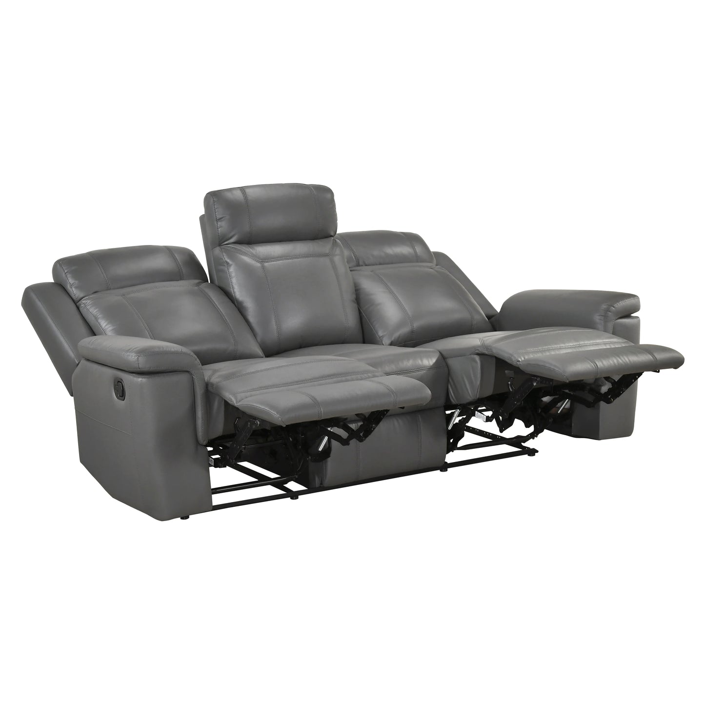 Gray Recliner Sofa