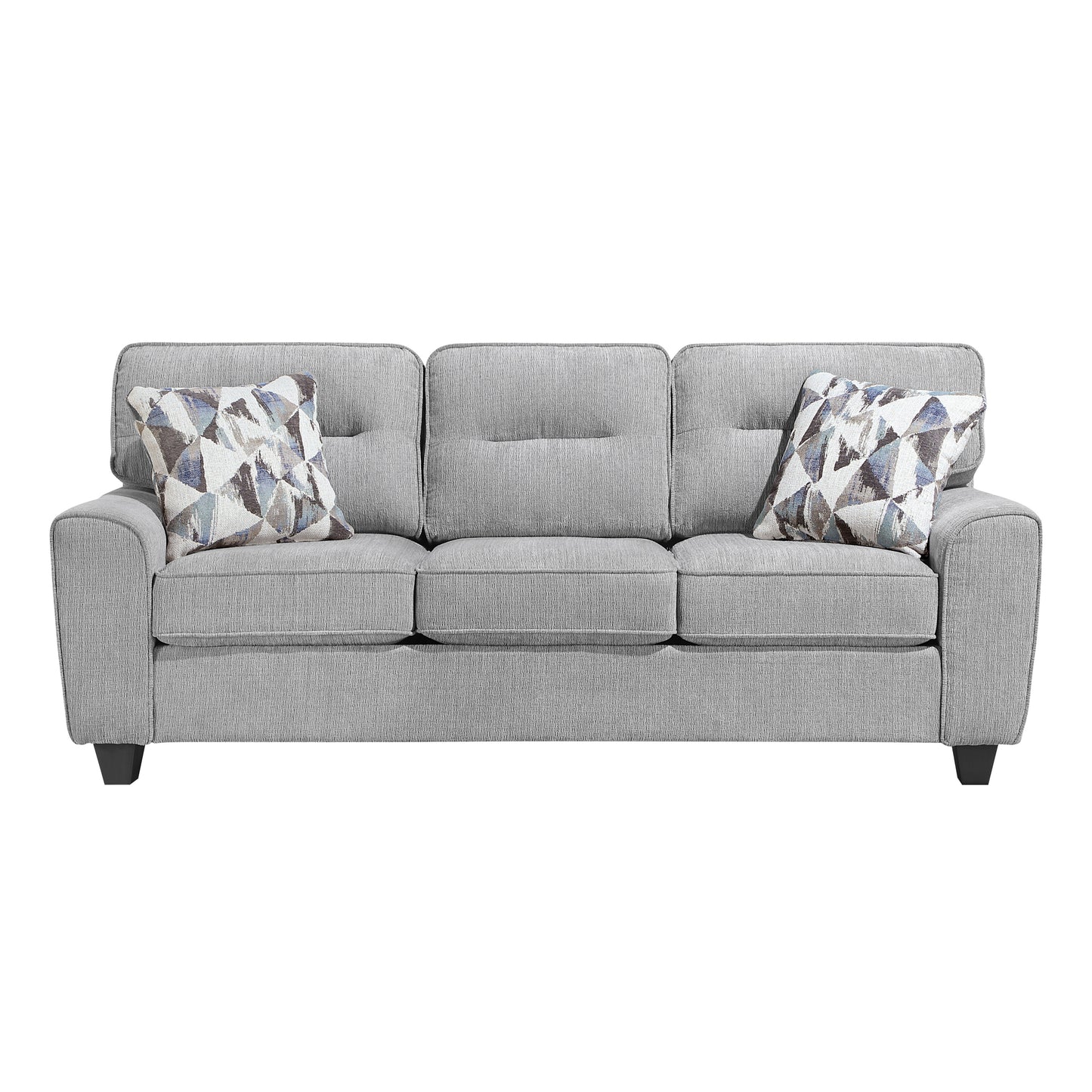 Light Gray Chenille Sofa